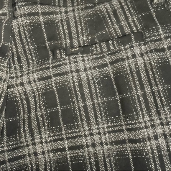 Lee Women’s Plaid Straight Leg Mid Rise Pants New - Picture 6 of 6